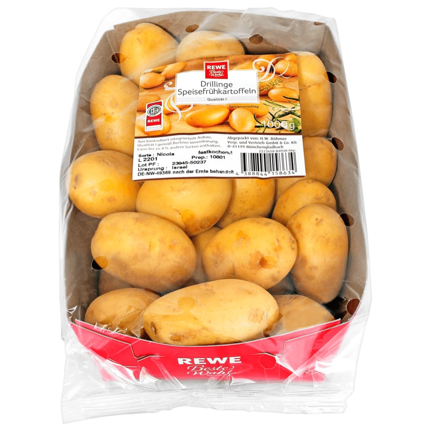 Kartoffeln Drillinge festkochend 1kg